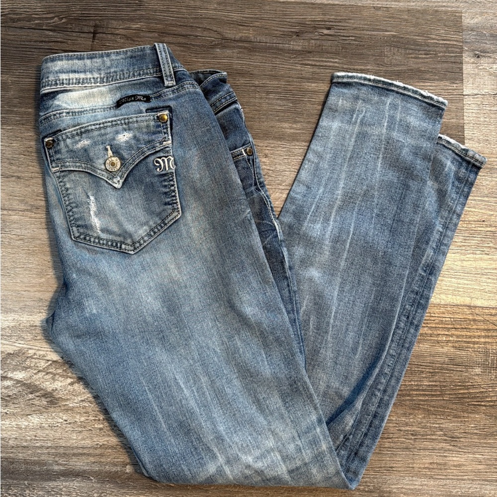 Miss Me Light Blue Skinny Jeans